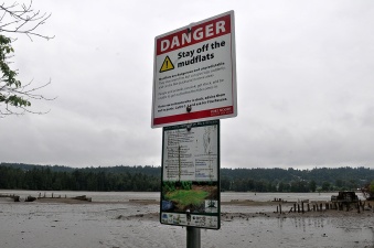 MARIO BARTEL/THE TRI-CITY NEWS Port Moody fire chief Ron Coulson says his department can expect to rescue a couple of people a year who don't heed the warning signs and get stuck in the mudflats at the eastern end of Port Moody Inlet.